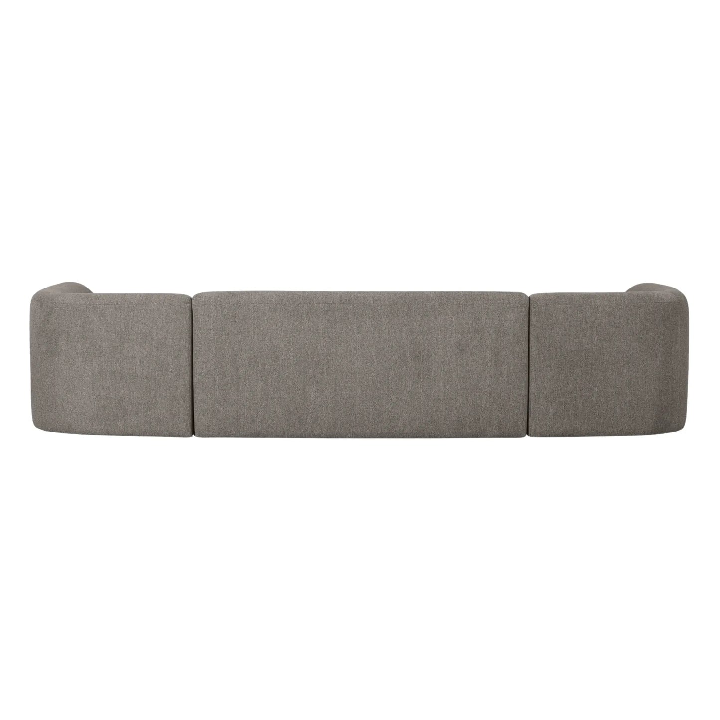 WOOOD Sloping Soffa U-Shape, Grey Melange