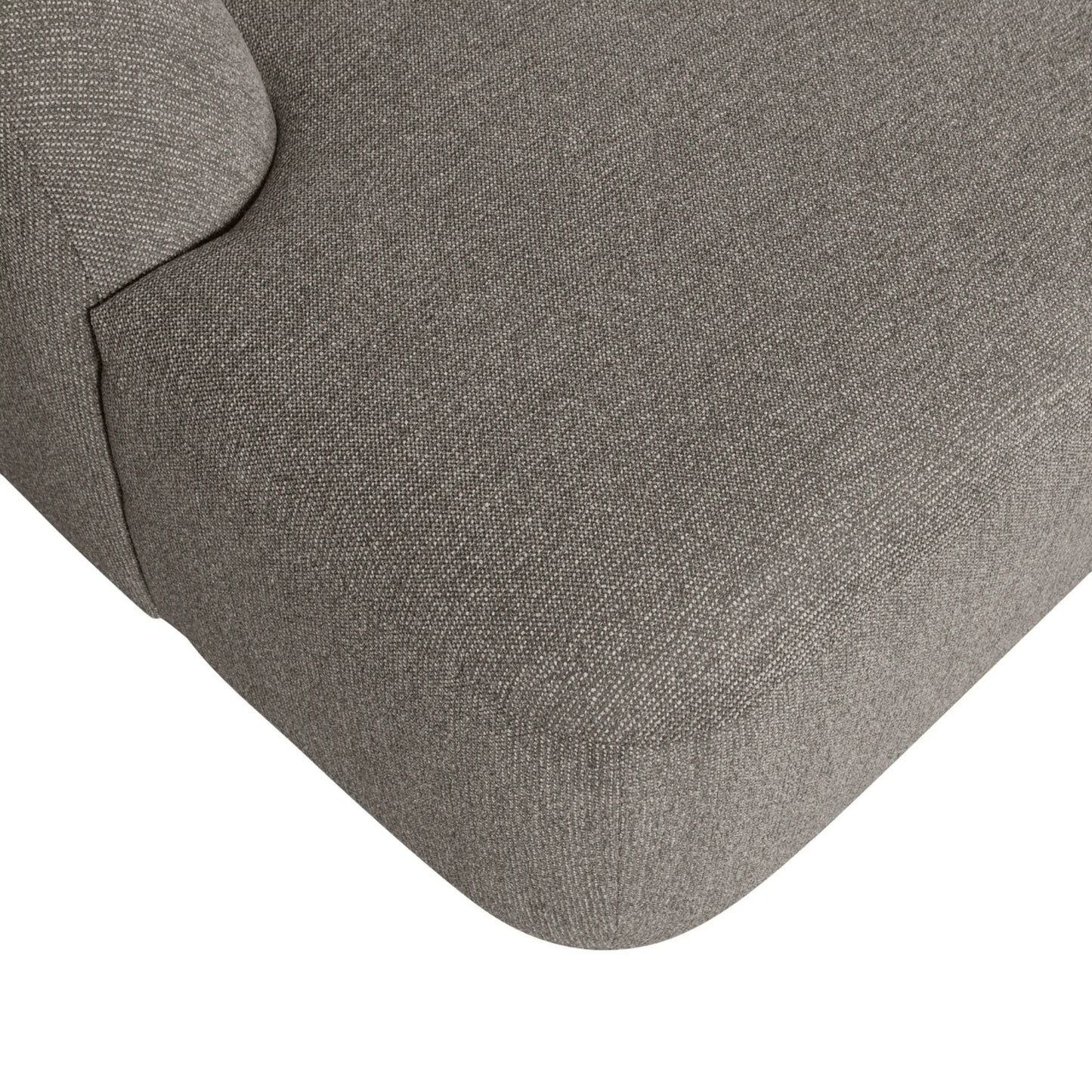 WOOOD Sloping Soffa U-Shape, Grey Melange