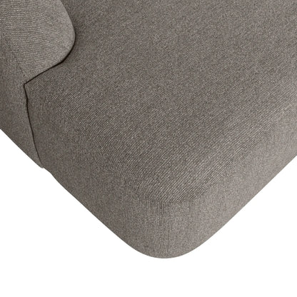 WOOOD Sloping Soffa U-Shape, Grey Melange