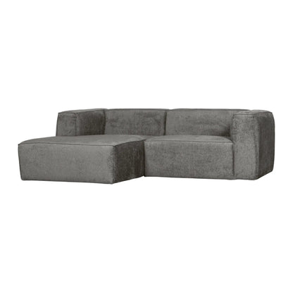 WOOOD Bean Schäslongsoffa Vänster Sammet, Cloud Sky