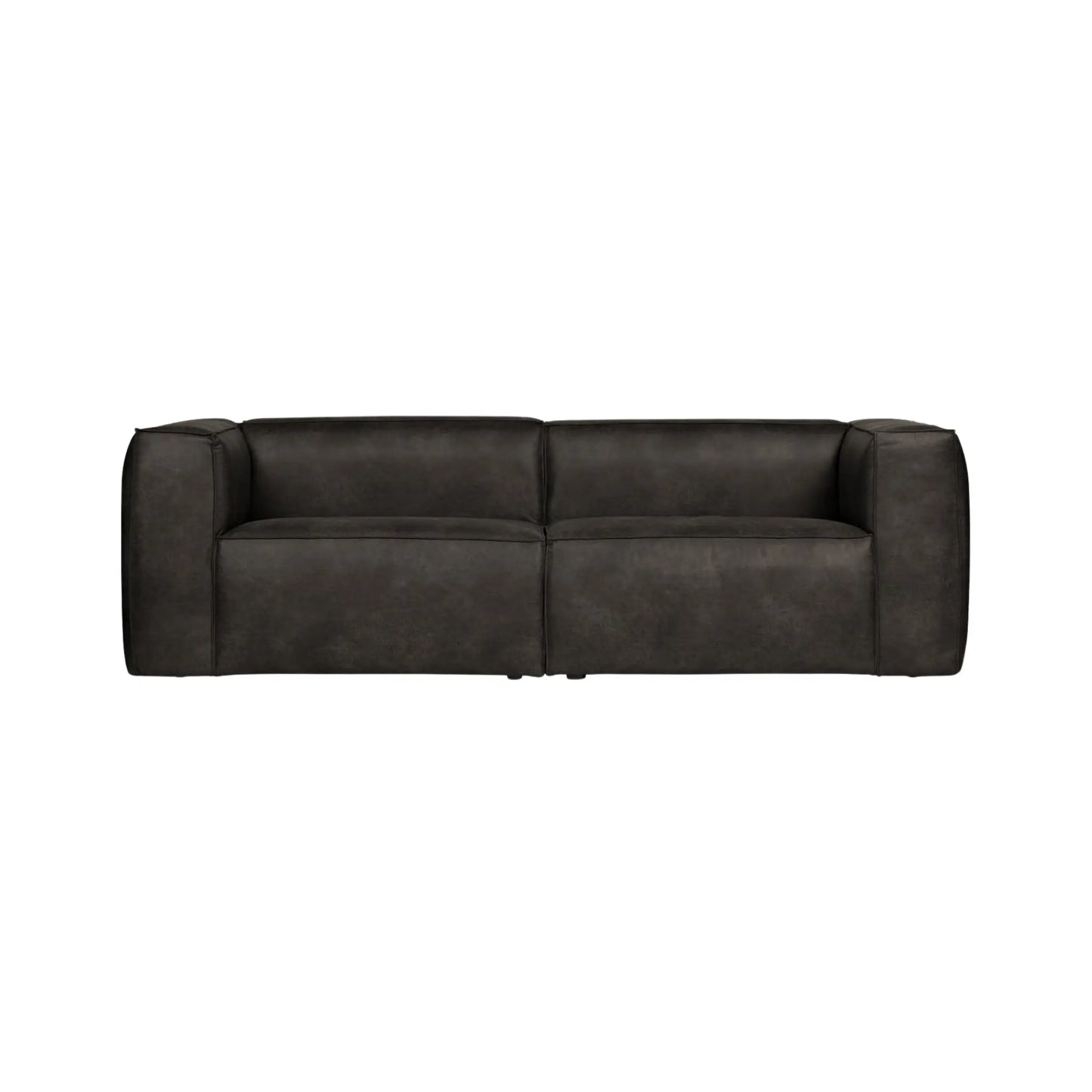 WOOOD Bean 3,5-Sits Soffa Eco Läder, Black
