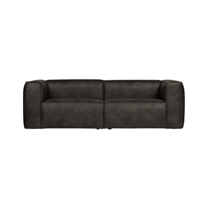 WOOOD Bean 3,5-Sits Soffa Eco Läder, Black