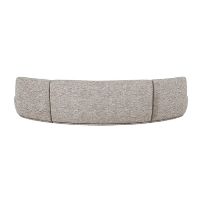 WOOOD Batavier Halvrund Soffa 6-Sits, Sand Melange