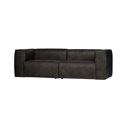 WOOOD Bean 3,5-Sits Soffa Eco Läder, Black