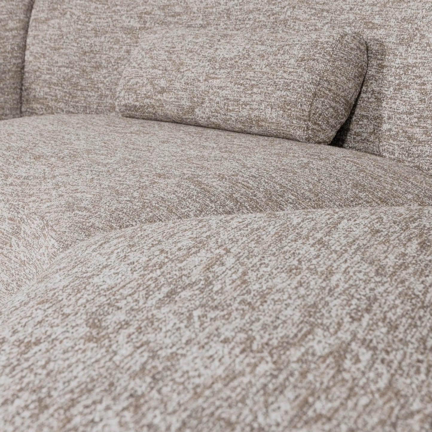 WOOOD Batavier Halvrund Soffa 6-Sits, Sand Melange