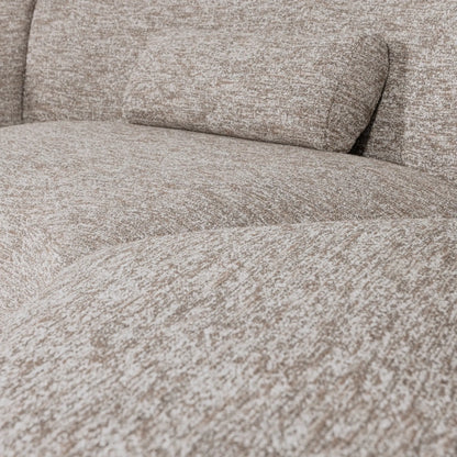 WOOOD Batavier Halvrund Soffa 6-Sits, Sand Melange