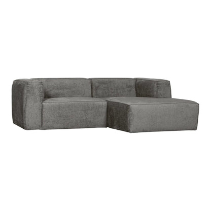 WOOOD Bean Schäslongsoffa Höger Sammet, Cloud Sky