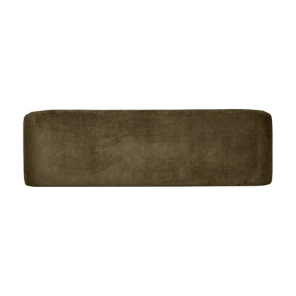 WOOOD Sloping 3-Sits Soffa Sammet, Bonsai