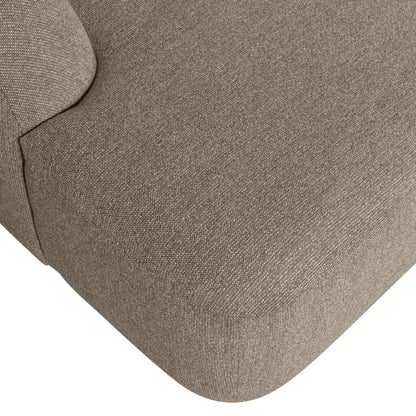 WOOOD Sloping Soffa U-Shape, Light Brown Melange