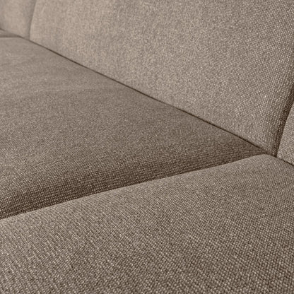 WOOOD Sloping Soffa U-Shape, Light Brown Melange