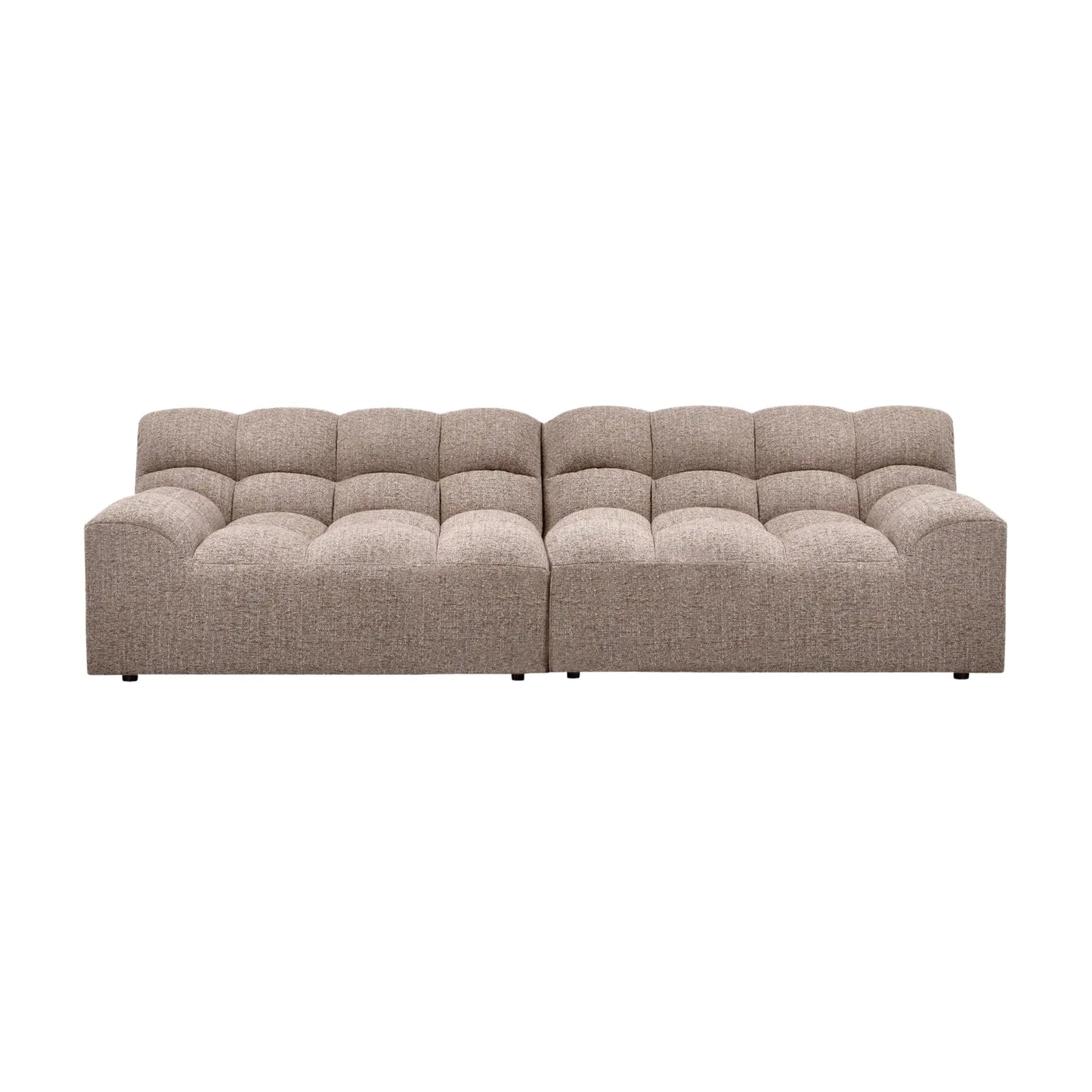 WOOOD Allure 3-Sits Soffa Woven, Brown Melange