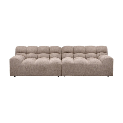 WOOOD Allure 3-Sits Soffa Woven, Brown Melange