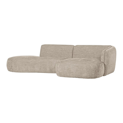 WOOOD Polly Chaise Soffa Höger, Sand