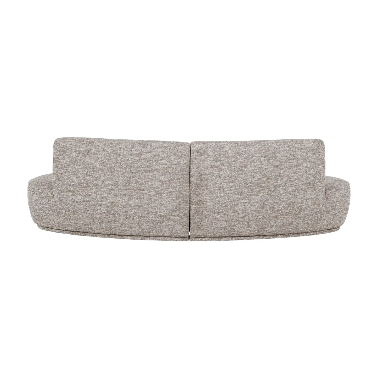 WOOOD Batavier Halvrund Soffa 4-Sits, Sand Melange