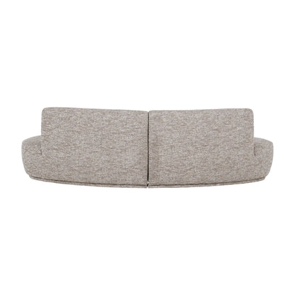 WOOOD Batavier Halvrund Soffa 4-Sits, Sand Melange