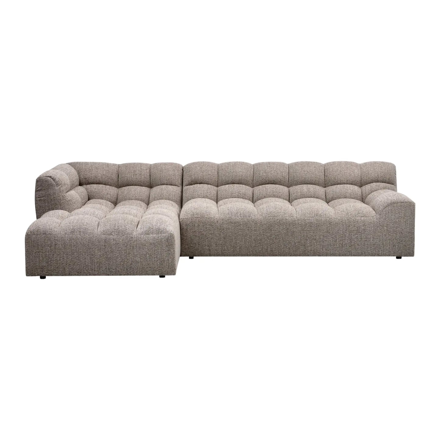 WOOOD Allure Chaise Soffa Vänster Woven, Clay Melange