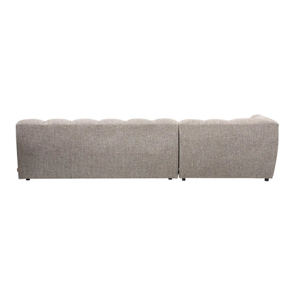WOOOD Allure Chaise Soffa Vänster Woven, Clay Melange