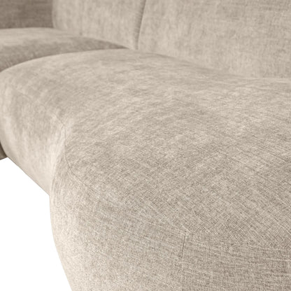 WOOOD Polly Chaise Soffa Vänster, Sand