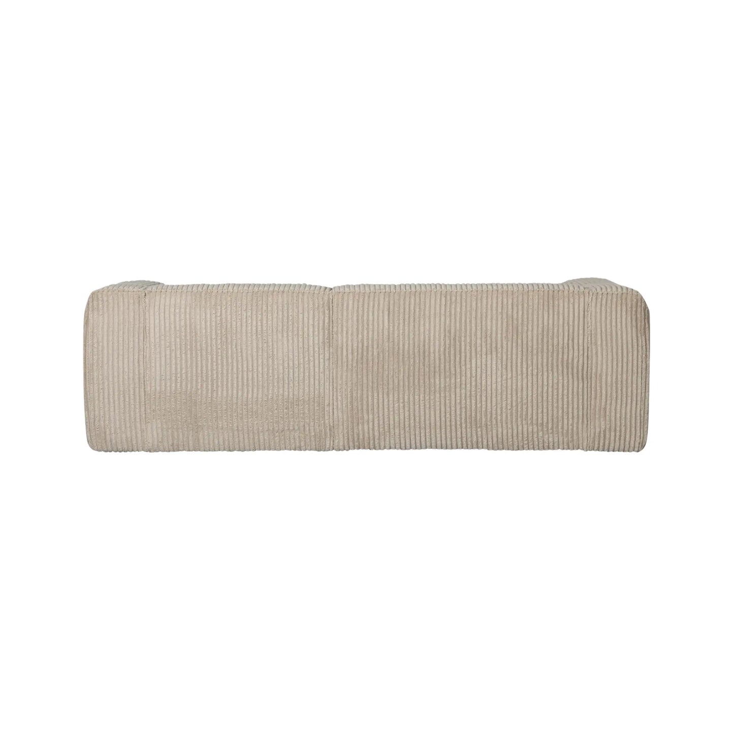 WOOOD Bean Schäslongsoffa Höger Ribbat Tyg, Travertin