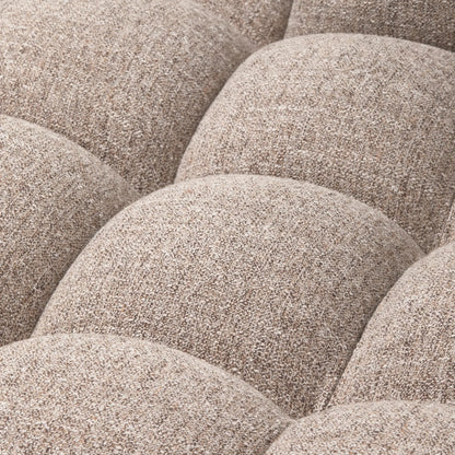 WOOOD Allure Chaise Soffa Vänster Woven, Brown Melange