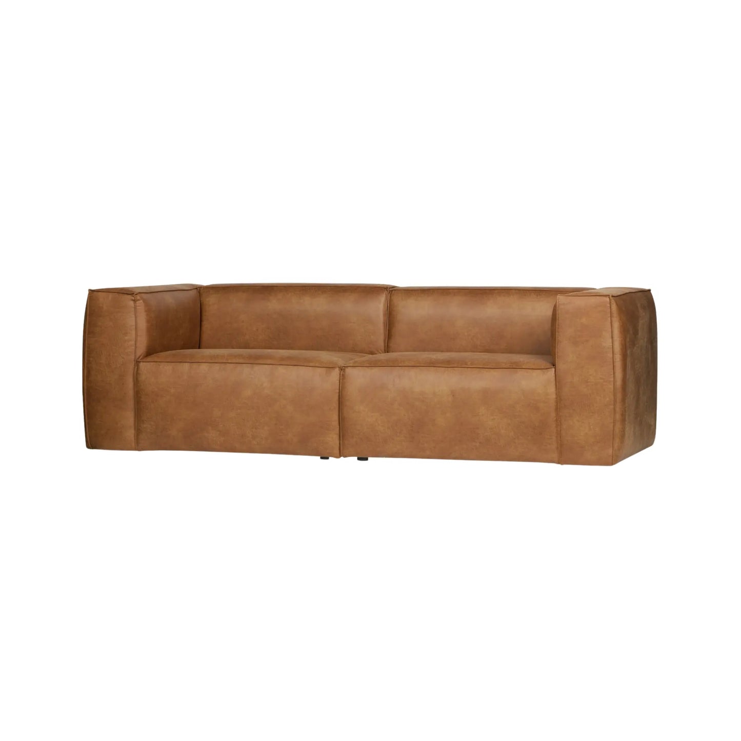 WOOOD Bean 3,5-Sits Soffa Eco Läder, Cognac