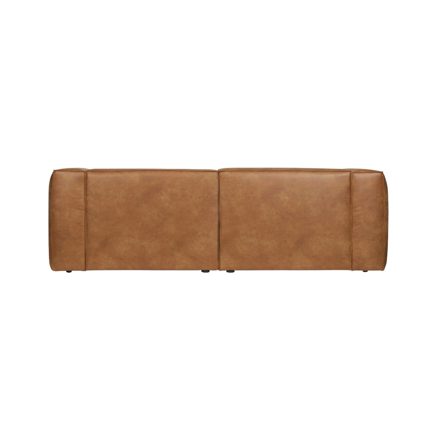 WOOOD Bean 3,5-Sits Soffa Eco Läder, Cognac