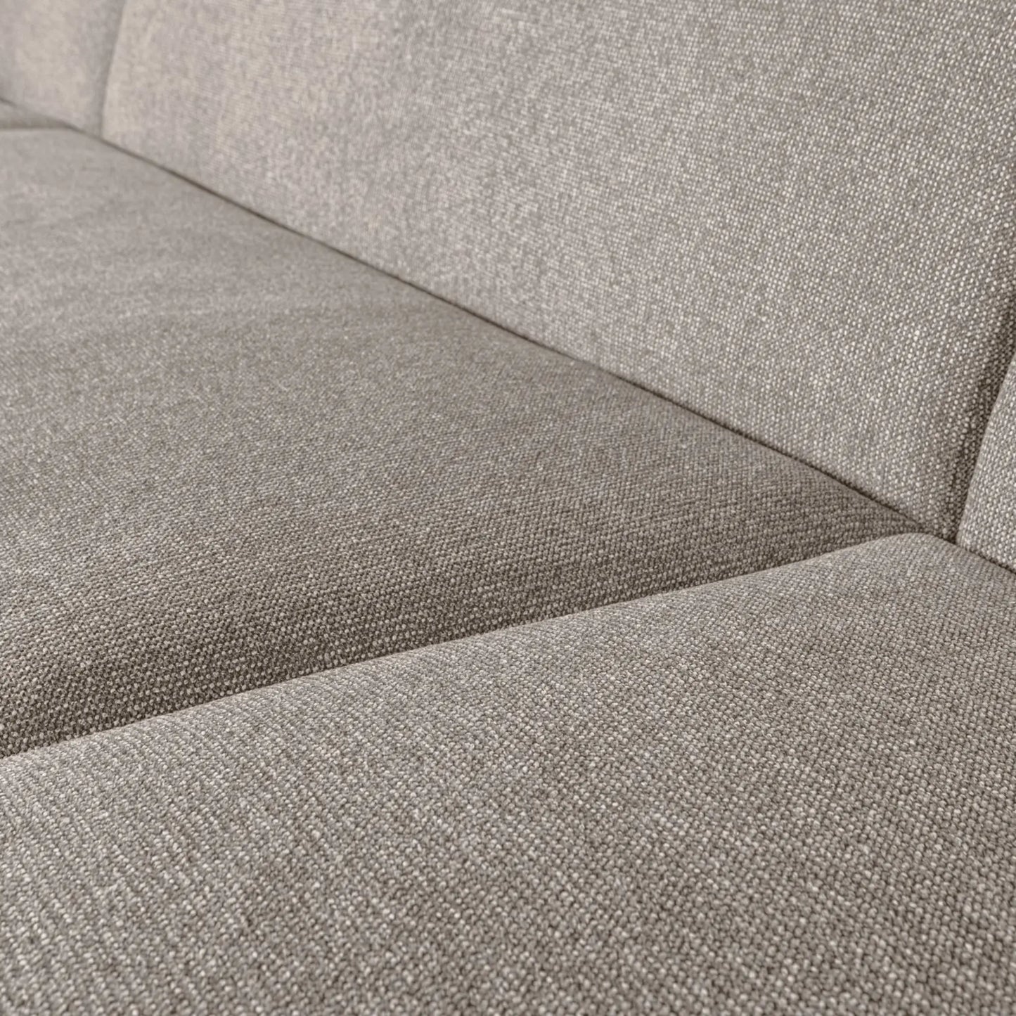WOOOD Sloping Soffa U-Shape, Off White Melange