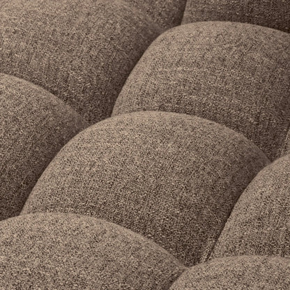 WOOOD Allure Chaise Soffa Vänster Woven, Darkbrown Melange
