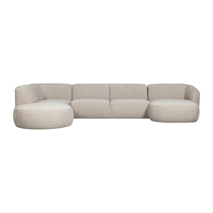 WOOOD Polly Soffa U-Shape Vänster, Sand