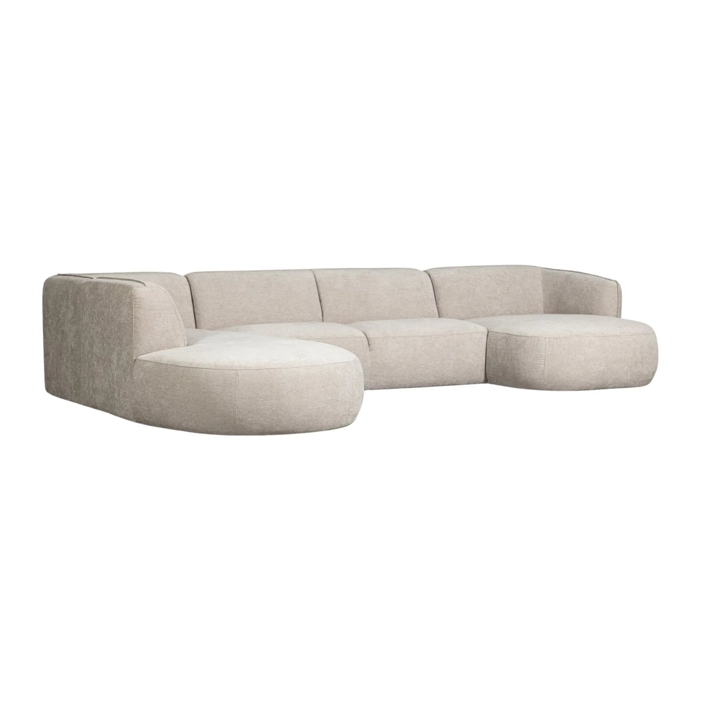 WOOOD Polly Soffa U-Shape Vänster, Sand