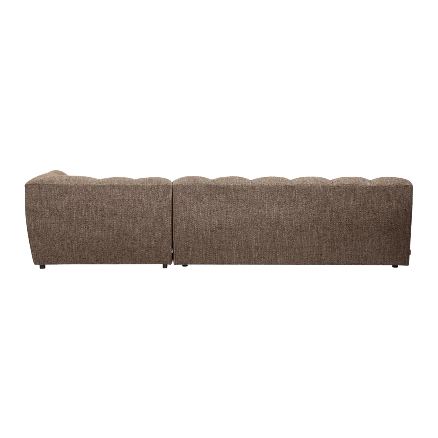 WOOOD Allure Chaise Soffa Höger Woven, Darkbrown Melange