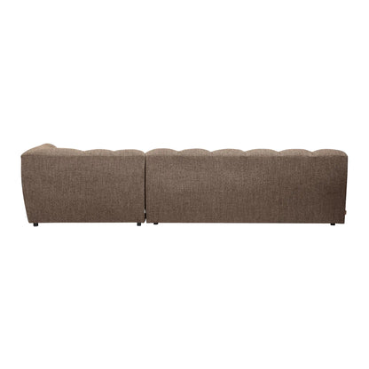 WOOOD Allure Chaise Soffa Höger Woven, Darkbrown Melange