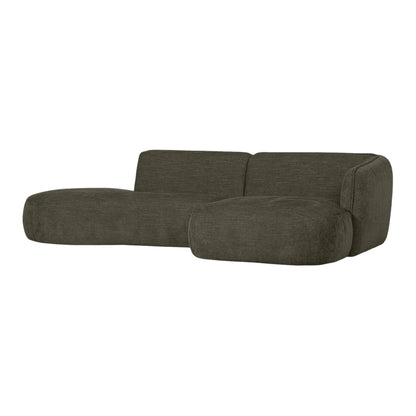 WOOOD Polly Chaise Soffa Höger, Grön