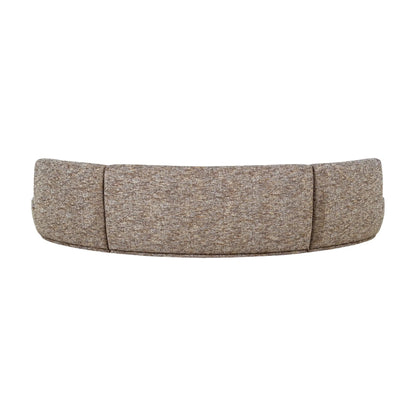 WOOOD Batavier Halvrund Soffa 6-Sits, Light Brown Melange