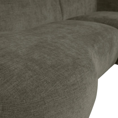 WOOOD Polly Chaise Soffa Höger, Grön