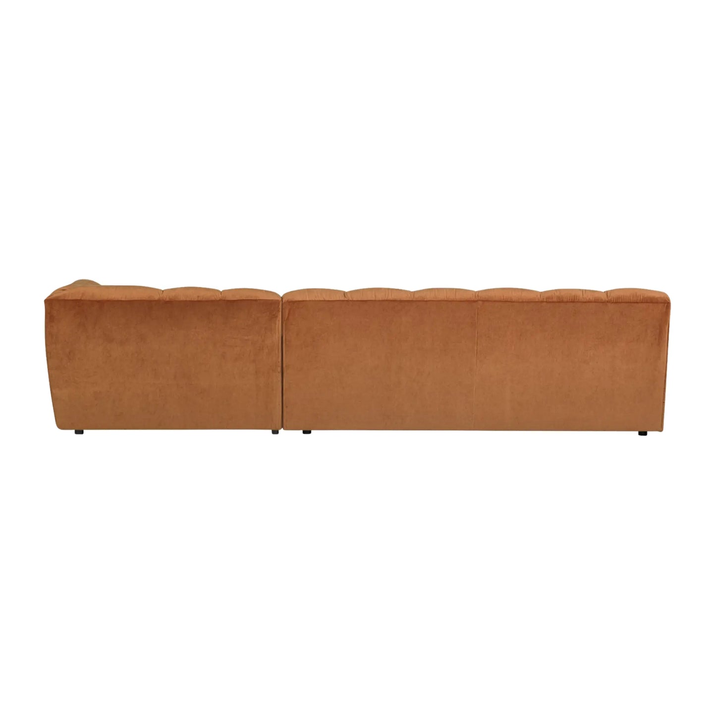 WOOOD Allure Chaise Soffa Höger Sammet, Terra
