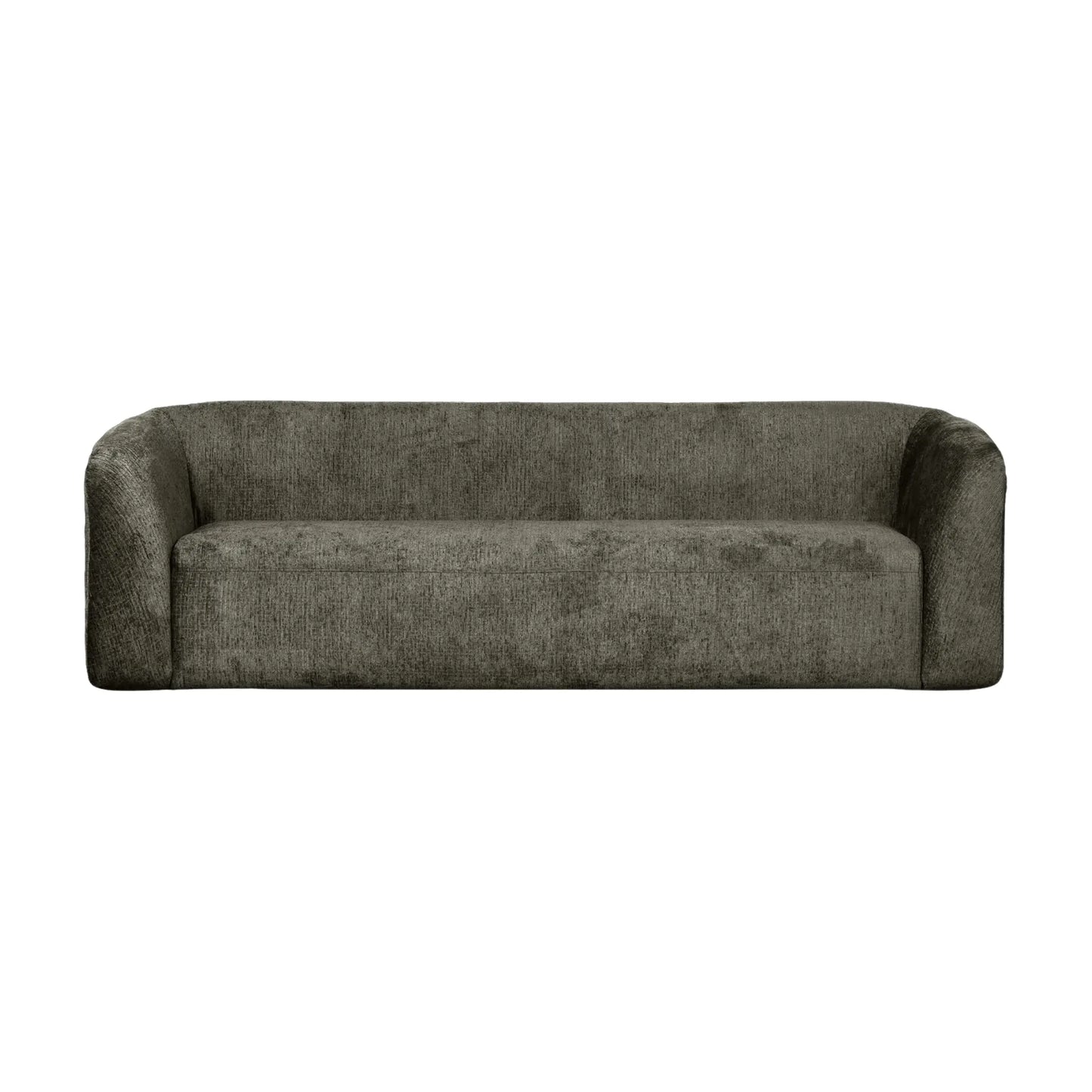 WOOOD Sloping 3-Sits Soffa Sammet, Frost