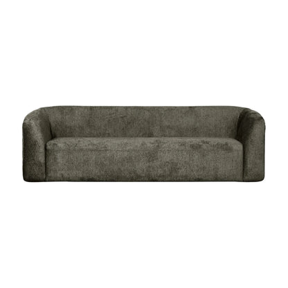 WOOOD Sloping 3-Sits Soffa Sammet, Frost