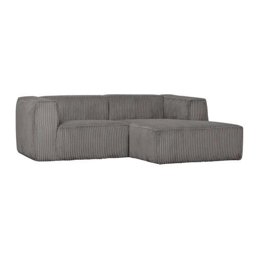 WOOOD Bean Schäslongsoffa Höger Ribbat Tyg, Terrazzo
