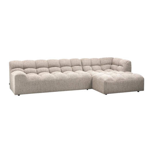 WOOOD Allure Chaise Soffa Höger Woven, Natural Melange