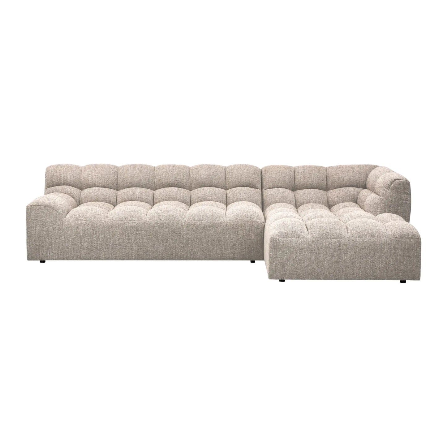 WOOOD Allure Chaise Soffa Höger Woven, Natural Melange