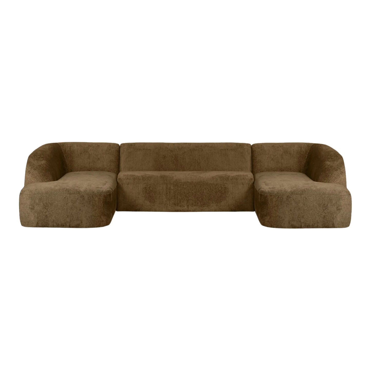 WOOOD Sloping Soffa U-Shape Sammet, Brass
