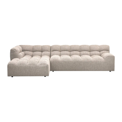WOOOD Allure Chaise Soffa Vänster Woven, Natural Melange