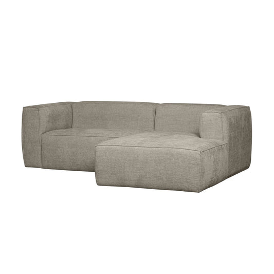 WOOOD Bean Schäslongsoffa Höger Chunky, Melange Travertin