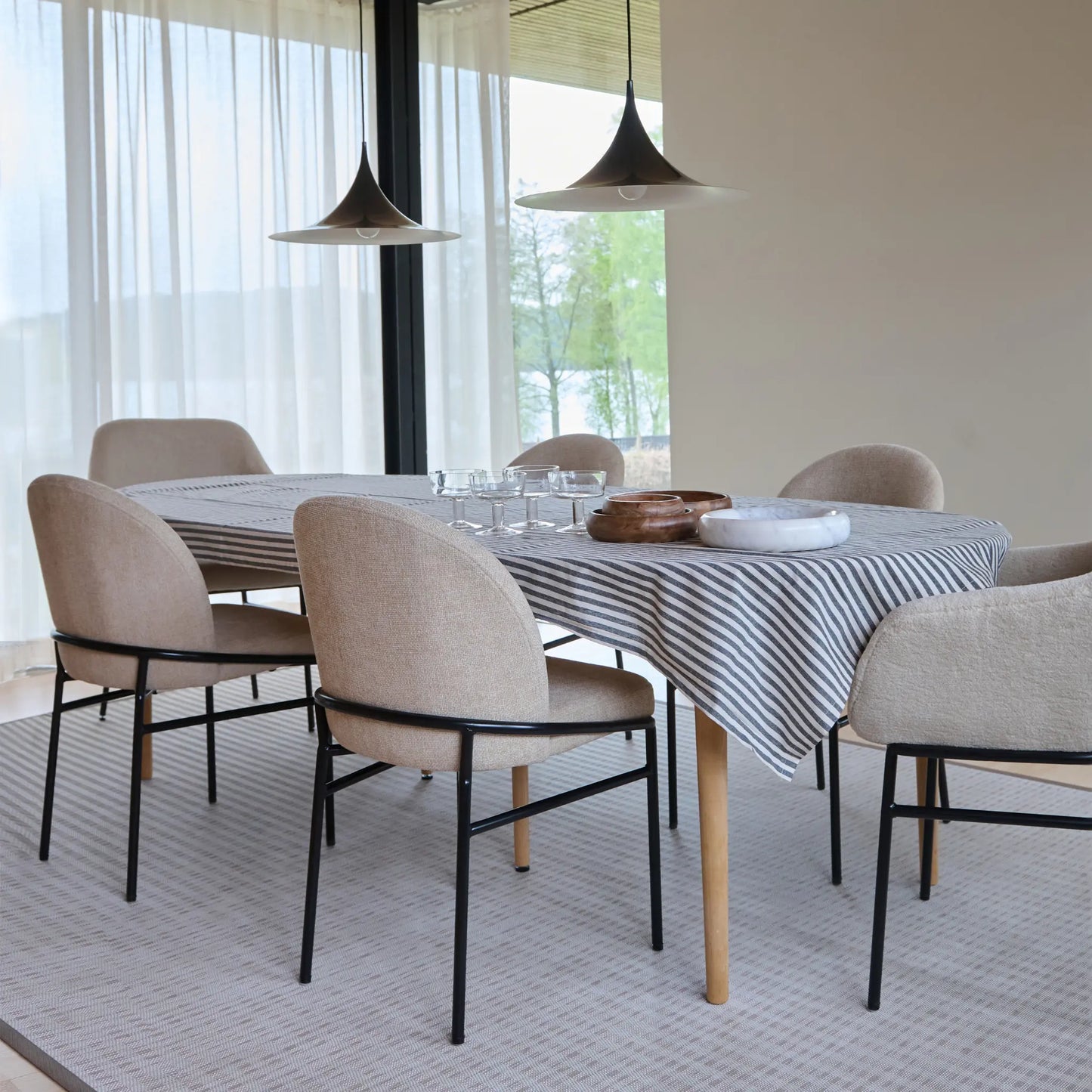 Wikholm Form Leira Stol 2-Pack, Greige