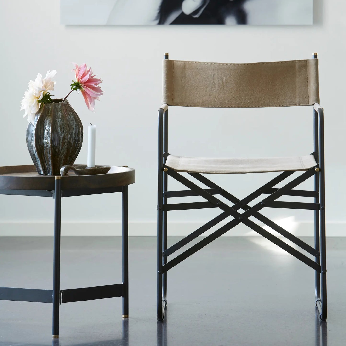 Wikholm Form Turin Sidobord, Svart