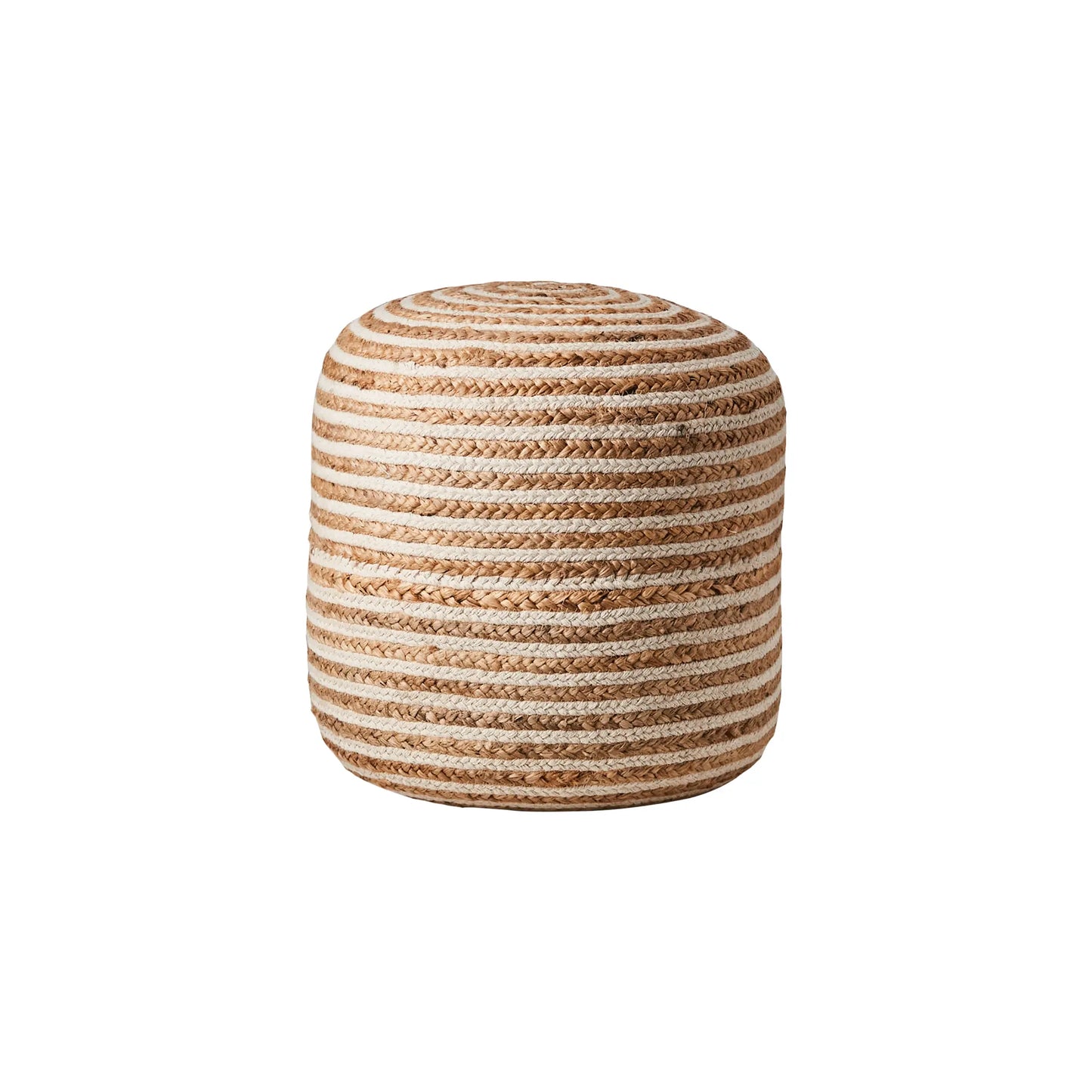 Affari of Sweden, Juni Sittpuff, Natur/elfenben-Silvra Home