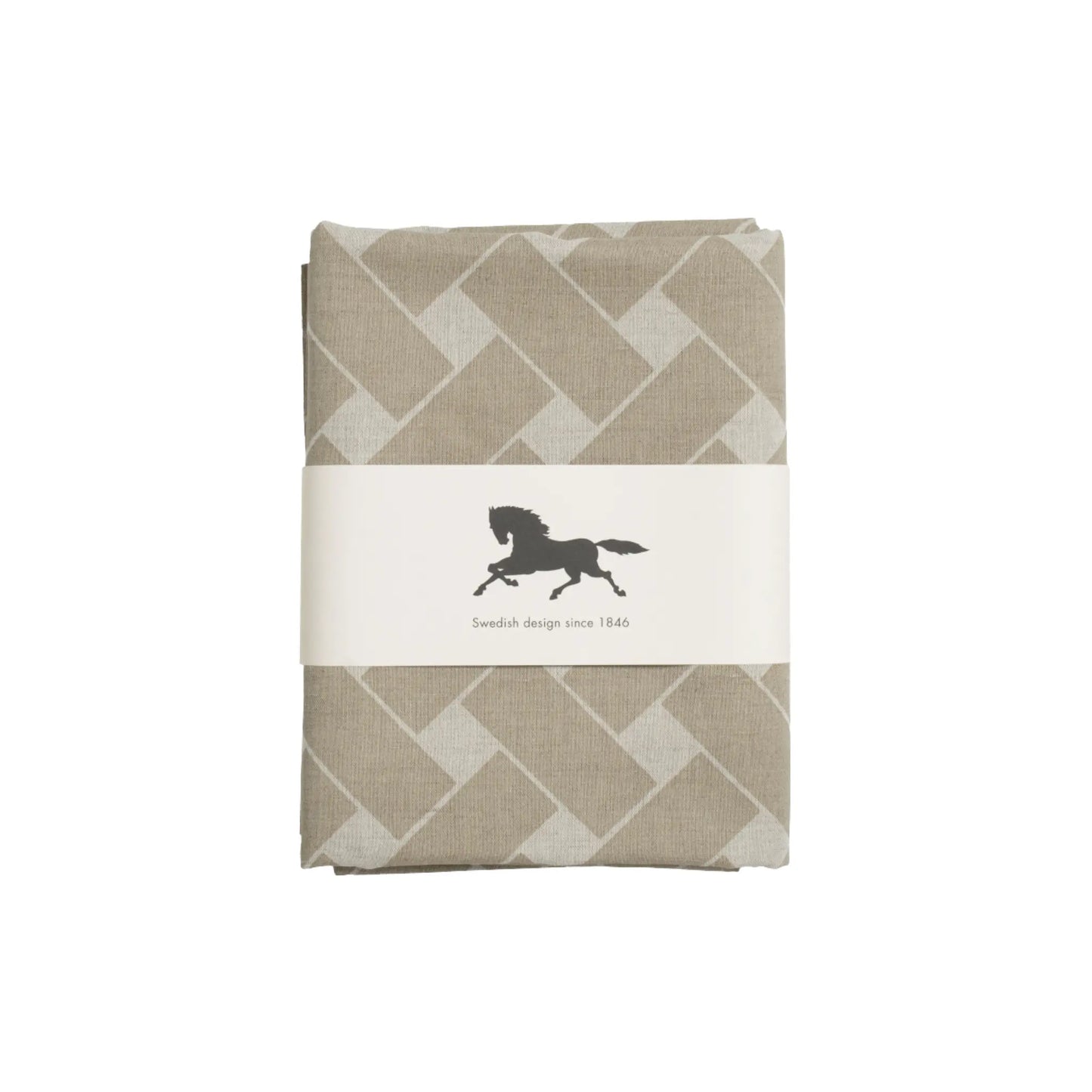 Almedahls Korg Duk XL 145x250cm, Natur/taupe
