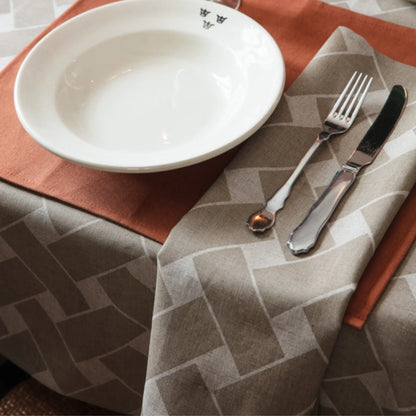 Almedahls Korg Duk XL 145x250cm, Natur/taupe