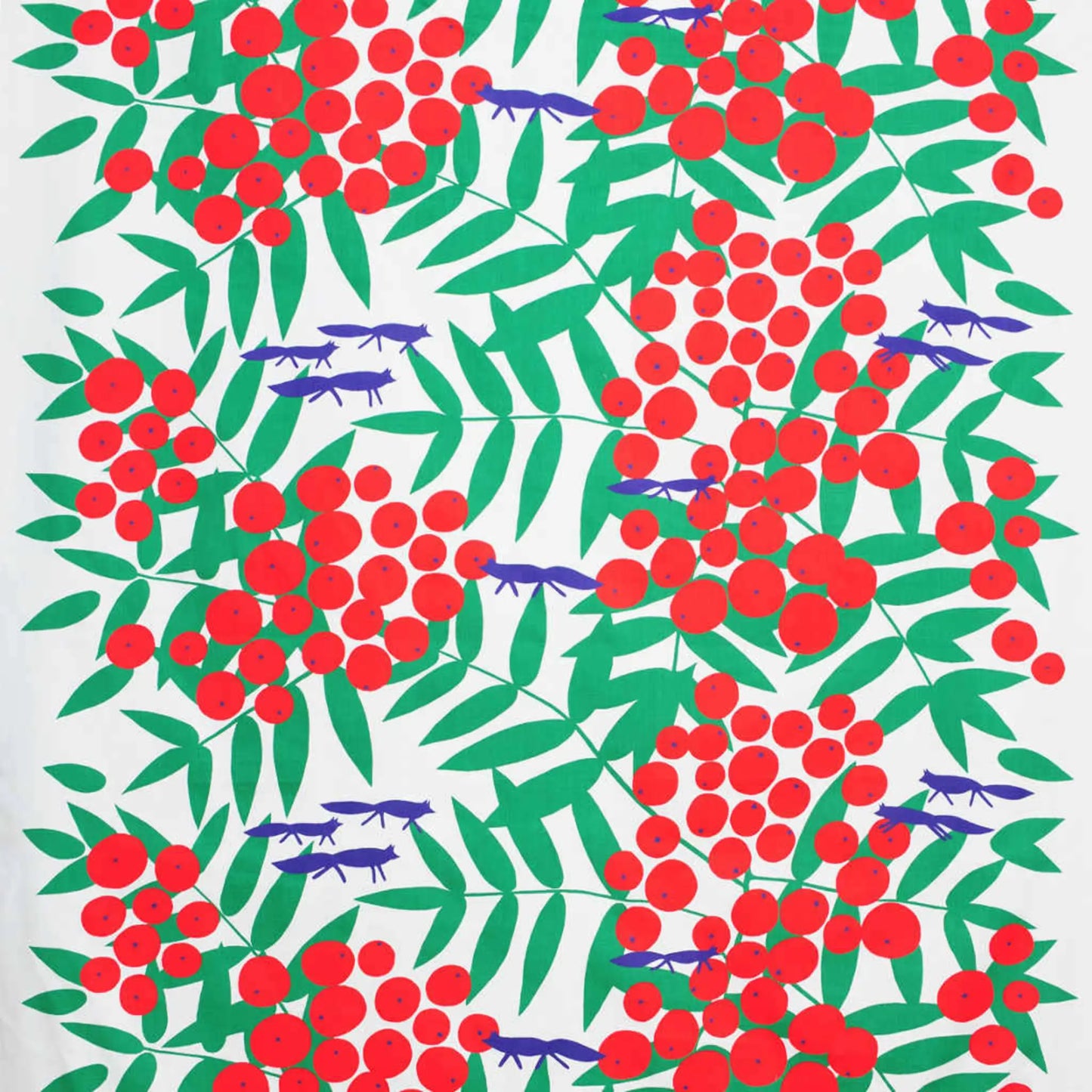 Almedahls Surt Sa Räven Vaxduk 145x220cm, Grön